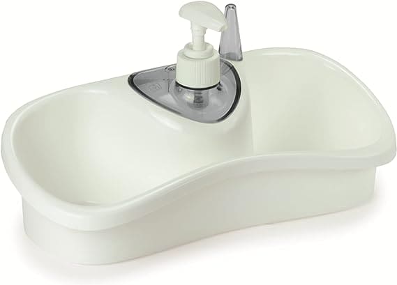 Snip Soap Dispenser With Sponge Holder, Dish Washing Soap Dispenser, Multi Utility Soap Sponge Storage for Bathroom Kitchen Basin, Titiz Soap Dispenser with Sponge Holder Snip Soap Dispenser With Sponge Holder, Dish Washing Soap Dispenser, Multi Utility Soap Sponge Storage for Bathroom Kitchen Basin, Titiz Soap Dispenser with Sponge Holder